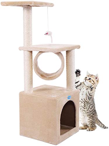 COZIWOW 3-Level Cat Tower Cat Tree Condo