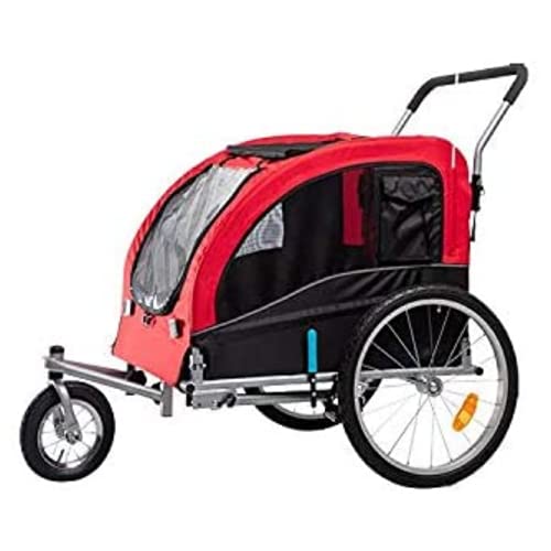 Large Dog Red Bike Stroller