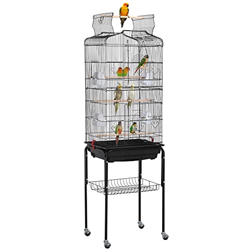 Small Parrot Parakeet Bird Cage for Lovebirds Finches