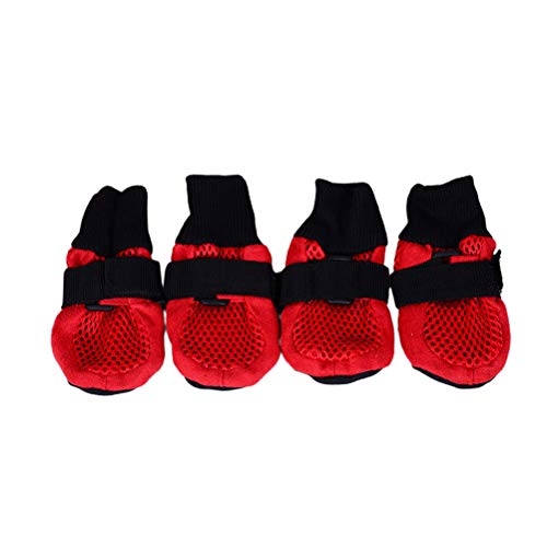 POPETPOP 1 Set of Cute Anti-Slip Dog Shoes