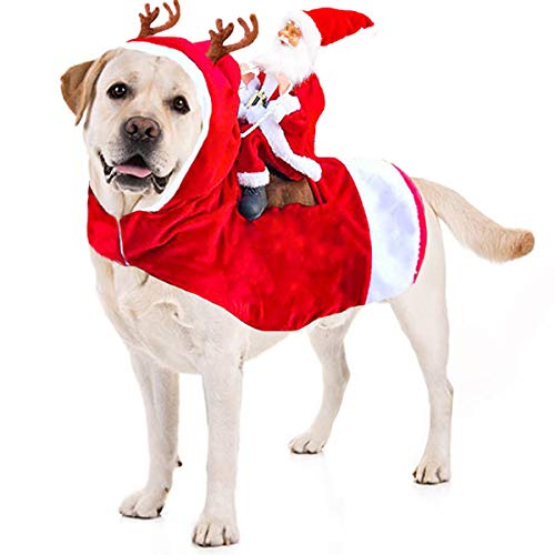 Kyerivs Dog Christmas Costume, Holiday Outfit