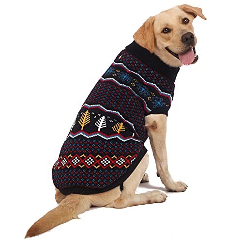 Snowflake Jumper Sweater Turtleneck Warm Knitwear