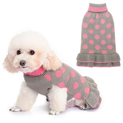 Small Dogs Puppy Sweater Dress