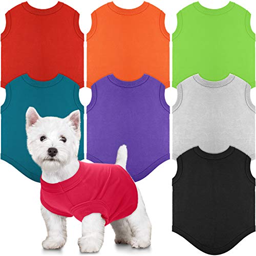 Soft Dog T-Shirt Breathable Dog Plain Shirts