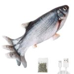 Electric Flopping Moving Cat Kicker Fish Toy