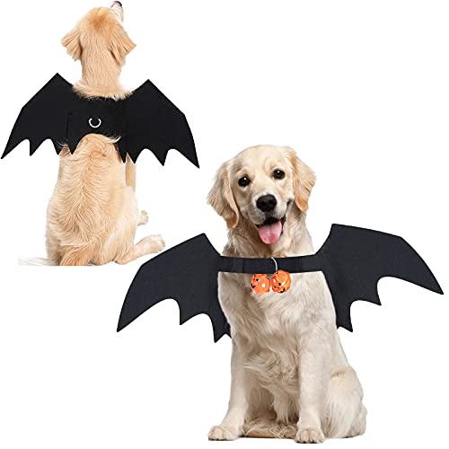 Bowtus Halloween Dog Bat Wings Pet Costume