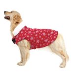 Kuoser Christmas Snowflake Cold Weather Dog Coat