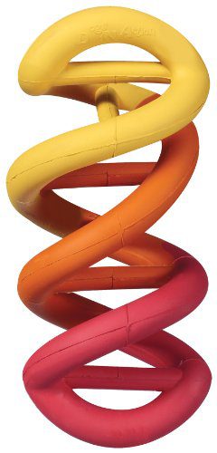 Ultra Durable Dog Toy: Made from durable, safe rubber that's infused with vanilla extract this unique spiral toy is great for a game of tug or fetch Designed to withstand even the toughest puppy love