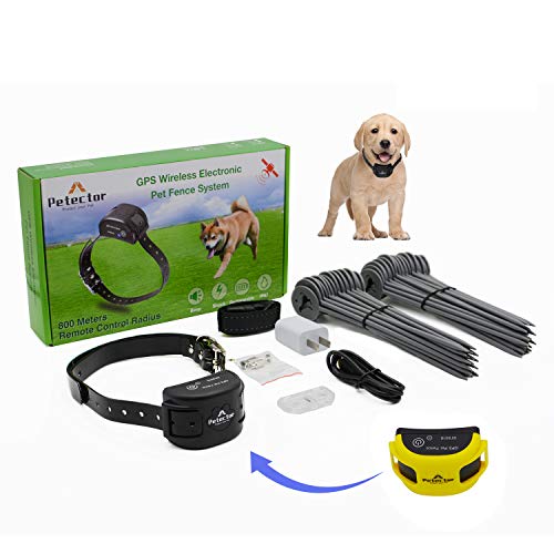Portable Electric Dog Fence with GPS Dog Shock Collar