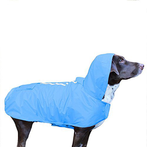 Waterproof Dog Raincoat with Fleece Lining