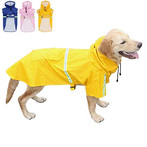 FEimaX Dog Raincoats Rain Poncho Coat Waterproof