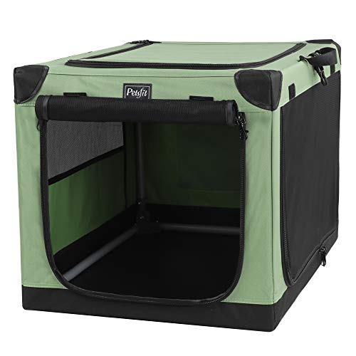 Indoor and Outdoor Kennel for Large Dog Green