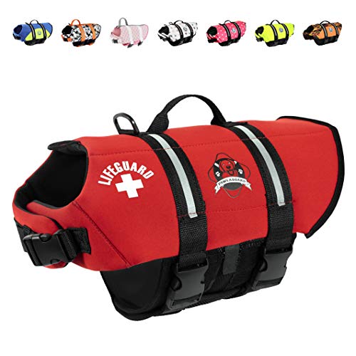 Neoprene Dog Life Vest for Swimming and Boating