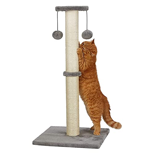 PEEKAB 32“Tall Cat Scratching Post Sisal Rope Scratch Posts