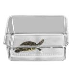 kathson Acrylic Reptile Terrarium Feeding Box