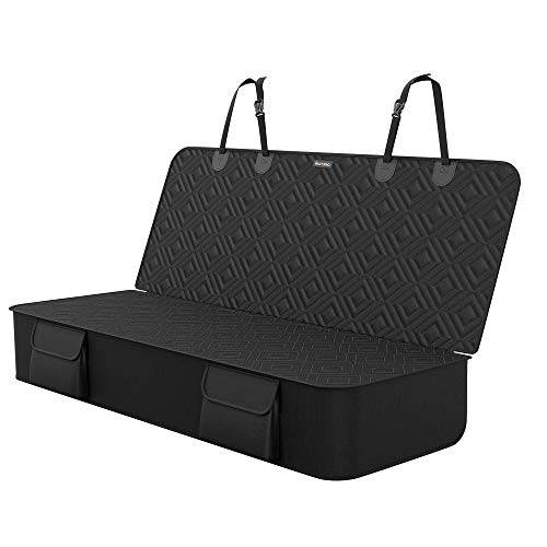 Pet Back Seat Protector, Anti-Slip with 2 Pockets