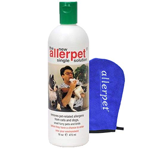 Allerpet Single Solution 16 fl oz Bottle Dander Remover for Pets