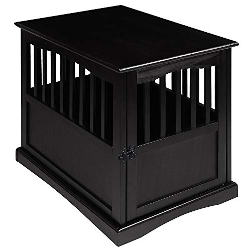 End Table Wooden Medium Pet Crate
