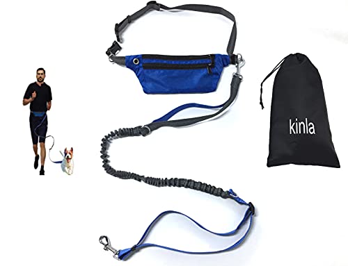 Retractable Hands Free Dog Leash for Running Walking Jogging