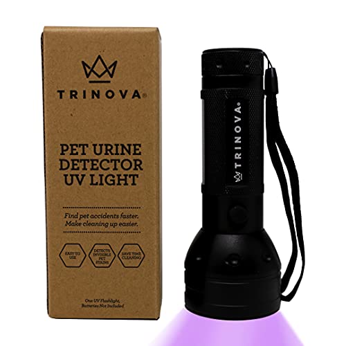 TriNova Pet Urine Detector UV Flashlight