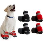 Weewooday 2 Sets 8 Pieces Dog Boots