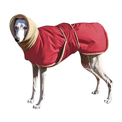 Waterproof Dog Winter Jacket with Turtleneck Scarf - Perfect for Medium to Large Dogs