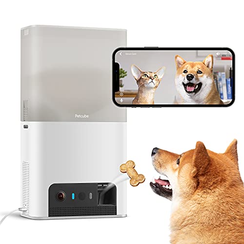 WiFi Pet Monitoring Camera with Phone App and Treat Dispenser