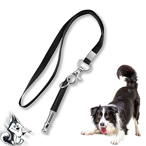Dog Whistle Adjustable Pitch for Stop Barking Recall Training