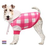 Stay Stylish and Cozy with the Classic Grid Hoodie for Dogs