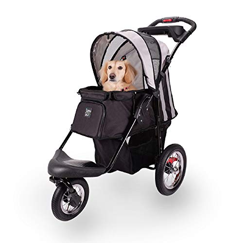 Pet Stroller for Dogs and Cats with Air-Filled Tires