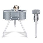 Furesh Elevated Folding Dog Bath Tub and Wash Station