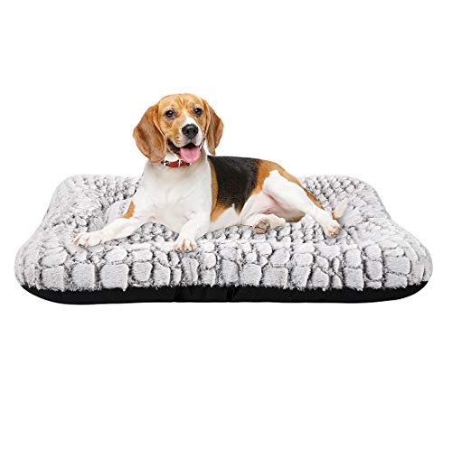 Coohom Deluxe Plush Dog Bed Pet Cushion Crate Mat