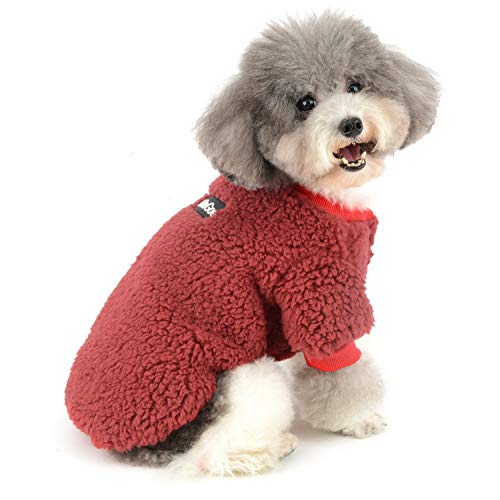 Zunea Small Dog Sweater Coat Winter