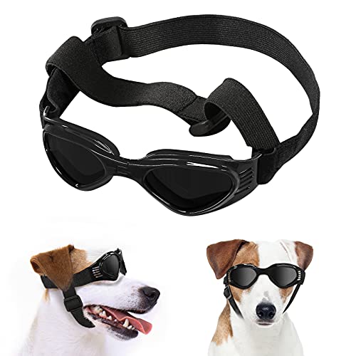 Lewondr Small Dog Sunglasses UV Protection