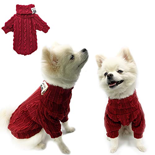 SunteeLong Dog Sweater Dog Clothes 4 Colors