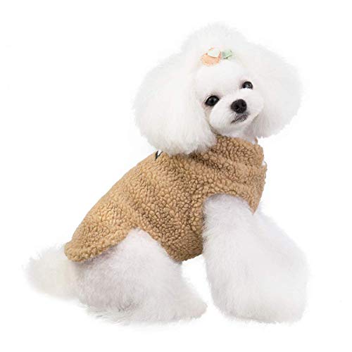 THTNJY Dog Vest Winter Coat Fleece