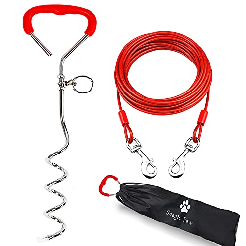 Dog Stake Tie Out Cable for Training