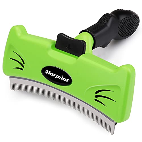 Deshedding Dog Brush with Quick Self Cleaning