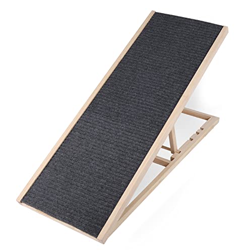 Domaker Wooden Pet Ramp for Dogs and Cats