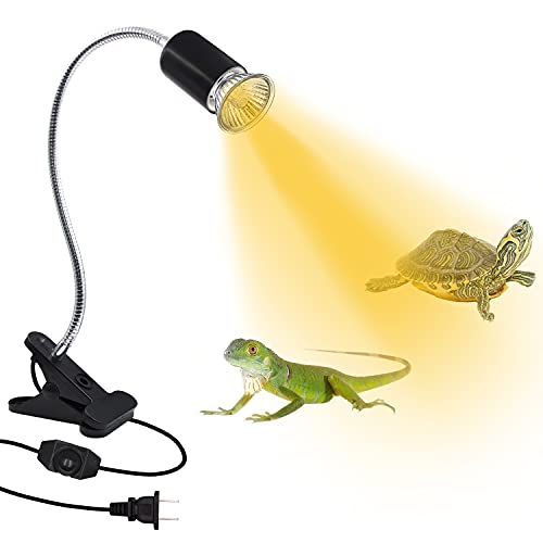 Aquarium Reptile Heat Lamp with Dimmable Switch