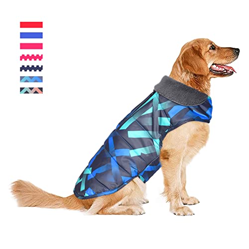 Windproof Waterproof Dog Jacket for Cold Weather