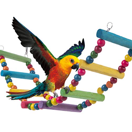 Bird Parrot Toys Ladders Swing Chewing Toys