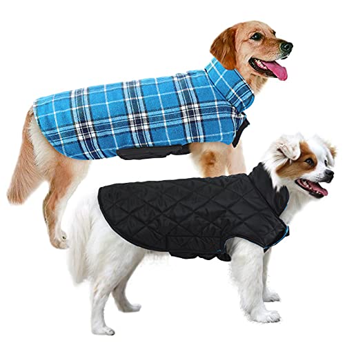 Reversible Dog Jackets for Winter Windproof