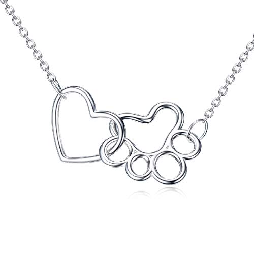 ONEFINITY Paw Print Necklace Sterling Silver