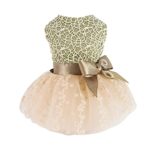 Dog Dress Doggie Tutu Flower Pet Clothes for Wedding