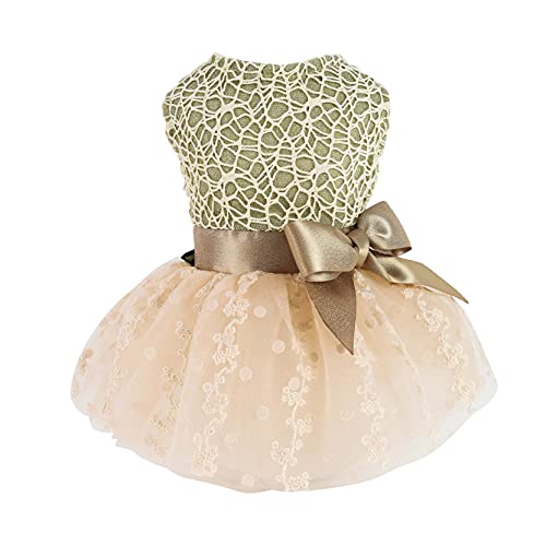 Dog Dress Doggie Tutu Flower Pet Clothes for Wedding