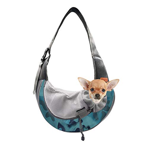 Breathable Mesh Traveling Puppy Cat Carrier Sling Bag