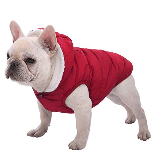 Dog Fleece Hoodie Waterproof Dog Coat