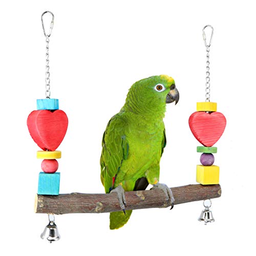 Cage Hanging Toys for Conure Cockatiel Parakeet African Grey