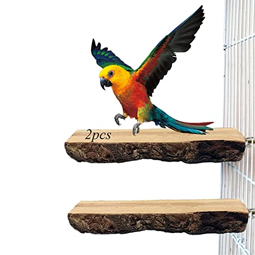 Hamiledyi Wood Parrot Perch Platform